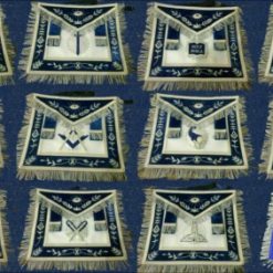 Masonic Regalia Blue lodge Officer Aprons Bullion Hand Embroidered Set of 11 PCS