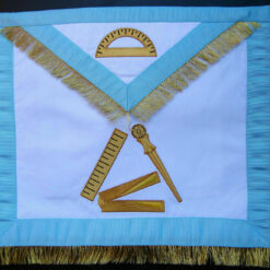 Masonic Fraternal Scottish rite 12 Degree Grand Master Architect Regalia Apron