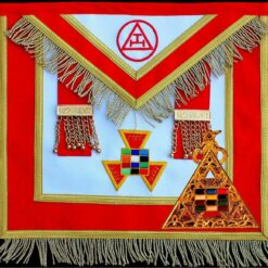 MASONIC ROYAL ARCH PAST HIGH PRIEST APRON PHP HAND EMBROIDERED + NEW Pendant