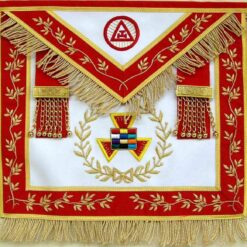 MASONIC ROYAL ARCH GRAND HIGH PRIEST APRON WREATH HAND EMBROIDERED BEST QUALITY