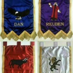 Masonic Royal Arch Veil Banners Complete Set - (RAMVB - SET OF FOUR)