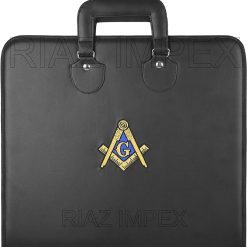 Masonic Regalia Soft Apron Carrying Case Master Mason Case Embroidered